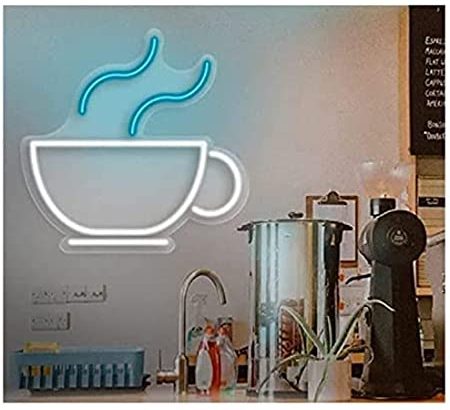 cafe neon sign